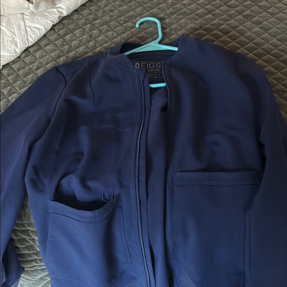 Figs Women's Navy scrub Jacket